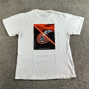 The Weeknd Dawn FM Shirt Mens L White Middle Of Nowhere On your Dial 2022 XO*